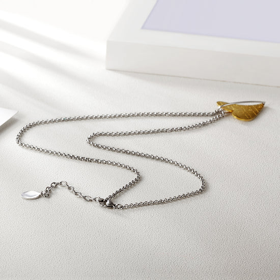 Golden Love Necklace-NSSN290STGC-New
