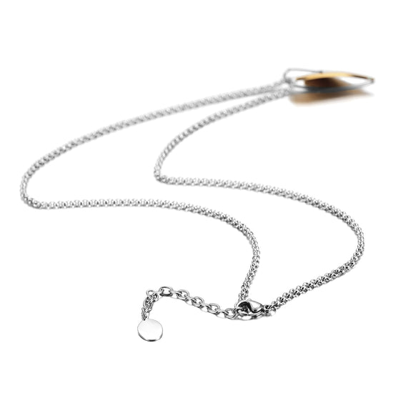 Golden Love Necklace-NSSN290STGC-New