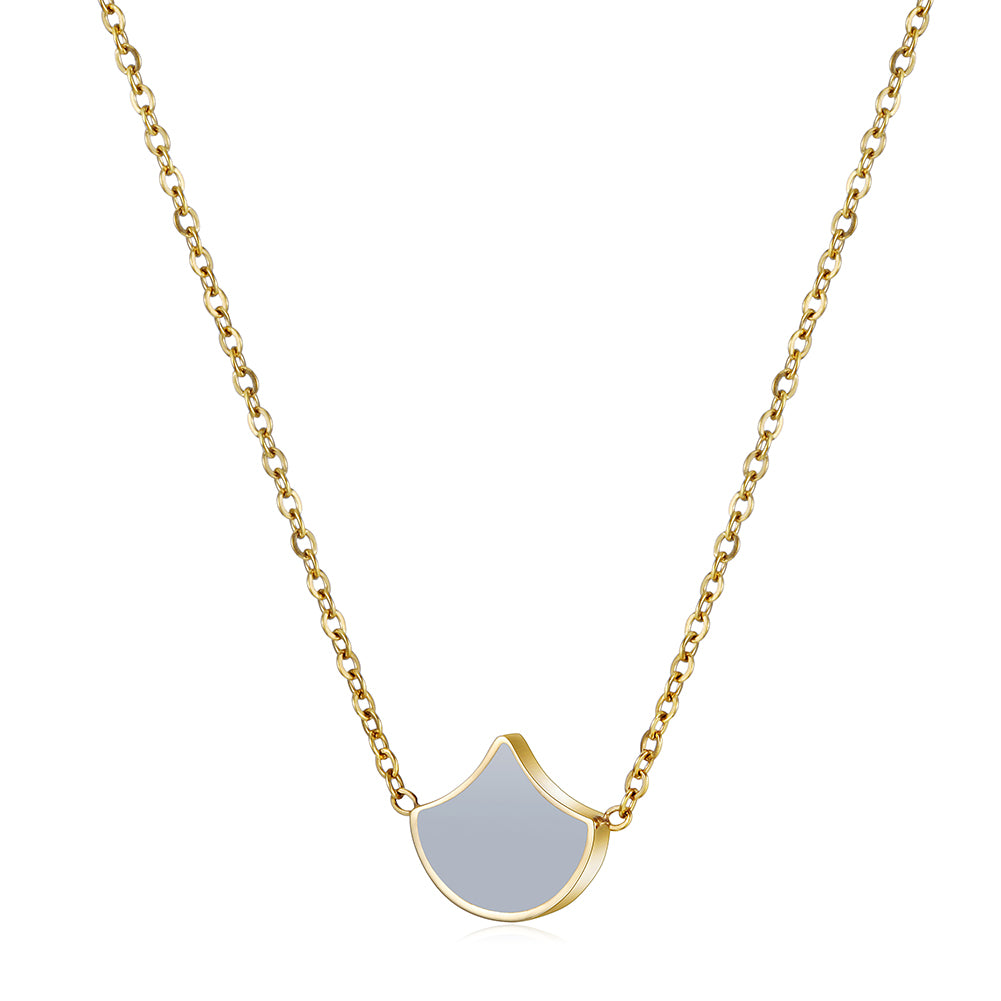 Stainless steel high polished creative necklace-NSSN634ST