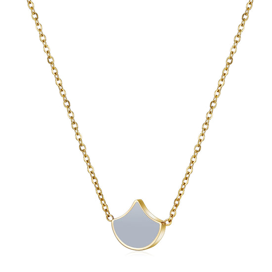 Stainless steel high polished creative necklace-NSSN634ST