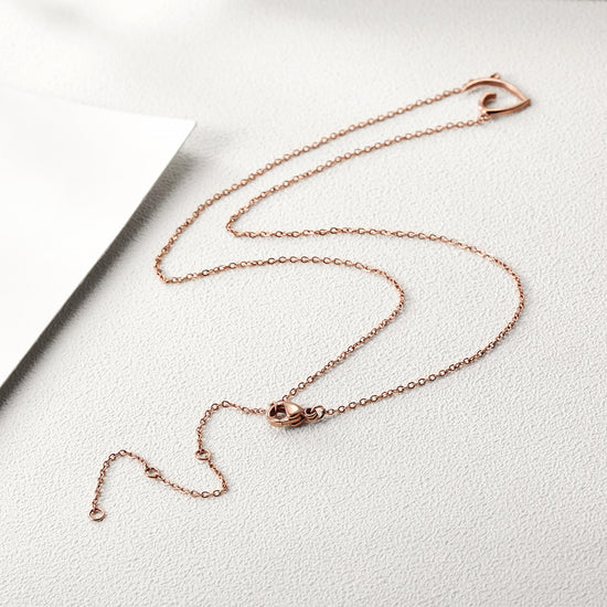 Creative G-shaped necklace-NSSN647ST