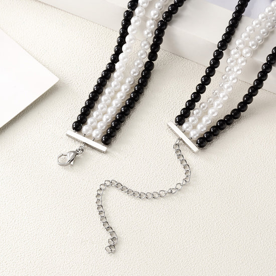 Silver bow necklace-NSSN650ST