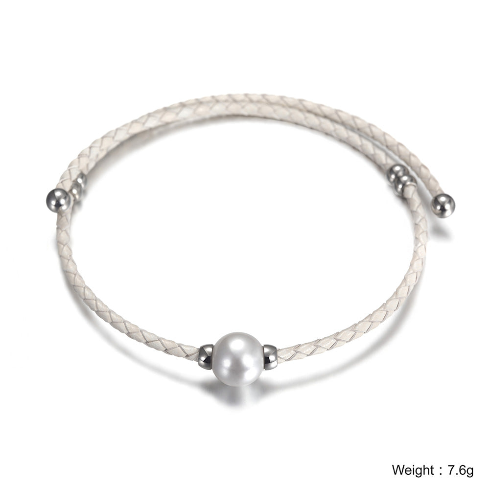 Creative circular necklace-NSSN653ST