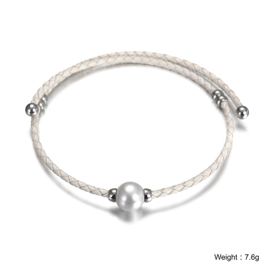 Creative circular necklace-NSSN653ST