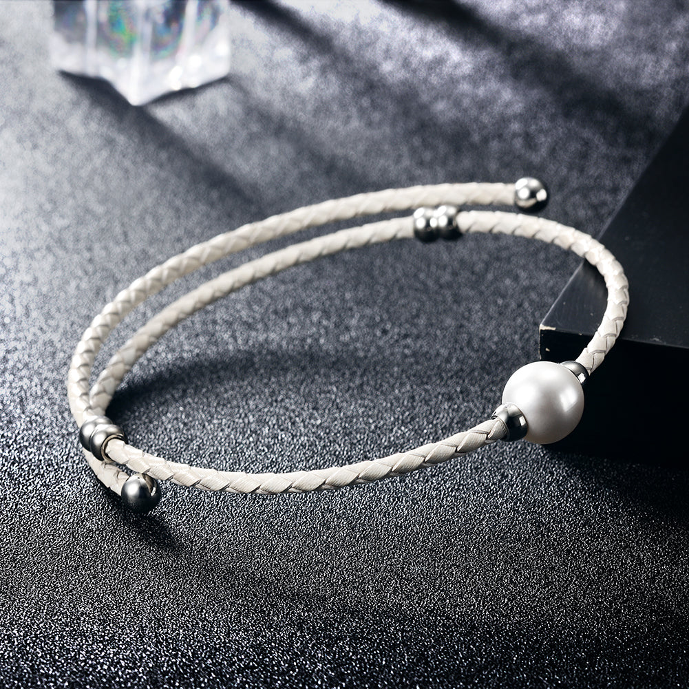 Creative circular necklace-NSSN653ST
