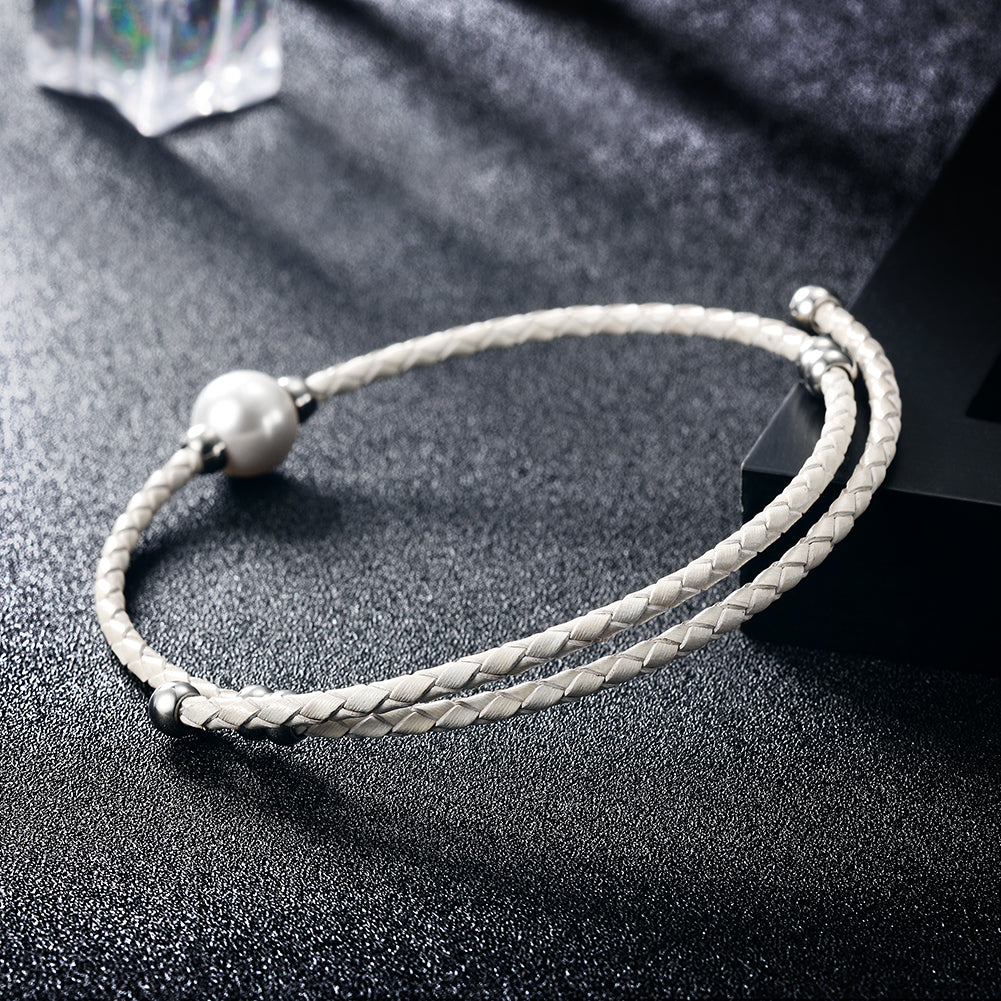 Creative circular necklace-NSSN653ST