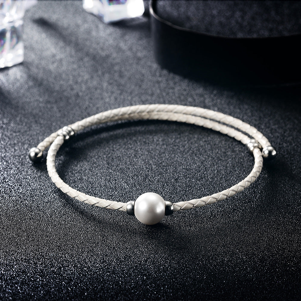 Creative circular necklace-NSSN653ST