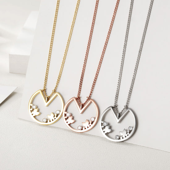 Hollow out creative necklace-NSSN660ST