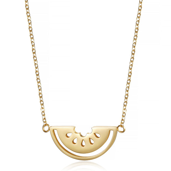 Hollow watermelon necklace-NSSN662ST