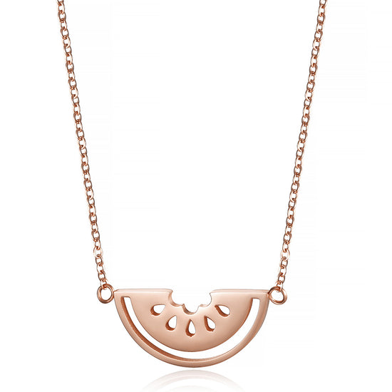 Hollow watermelon necklace-NSSN662ST