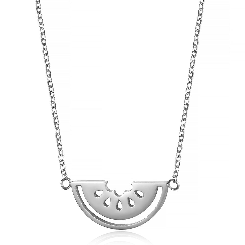 Hollow watermelon necklace-NSSN662ST
