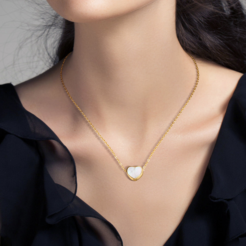 Gemstone letter necklace-NSSN669STGC-V