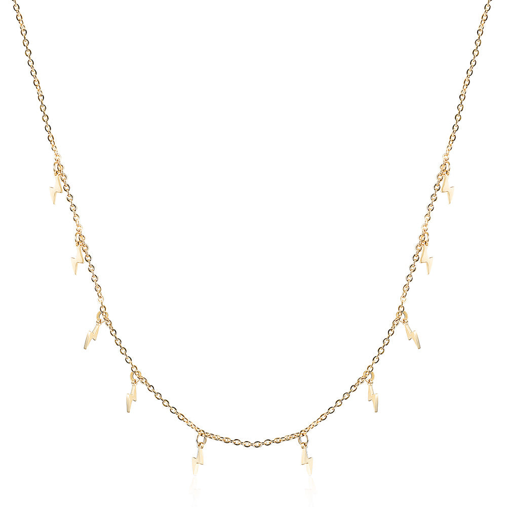 Lightning stainless steel necklace-NSSN699ST