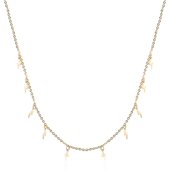 Lightning stainless steel necklace-NSSN699ST