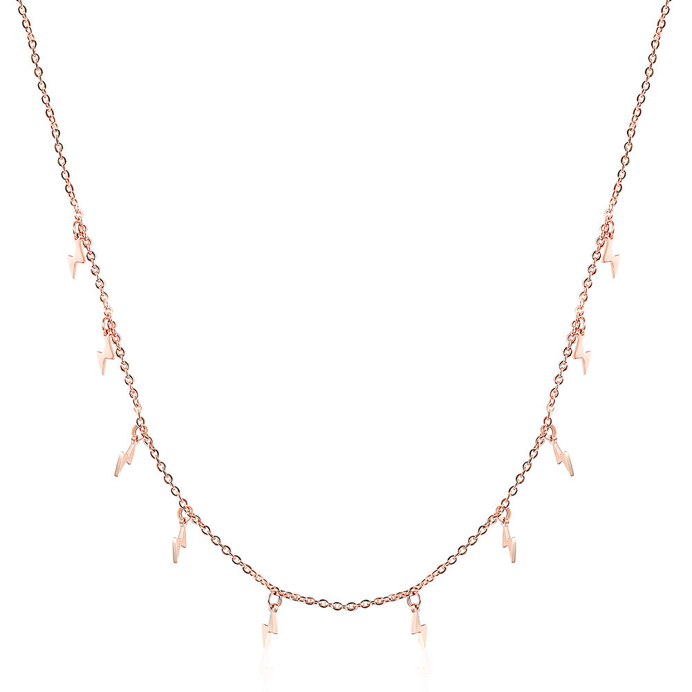 Lightning stainless steel necklace-NSSN699ST