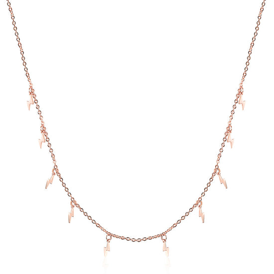 Lightning stainless steel necklace-NSSN699ST