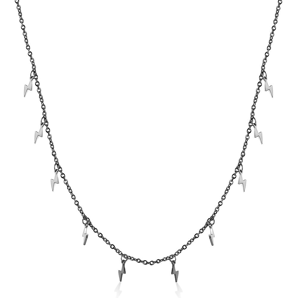 Lightning stainless steel necklace-NSSN699ST