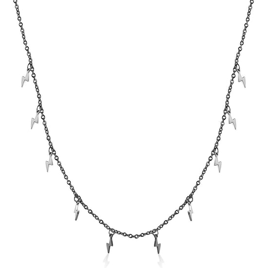 Lightning stainless steel necklace-NSSN699ST