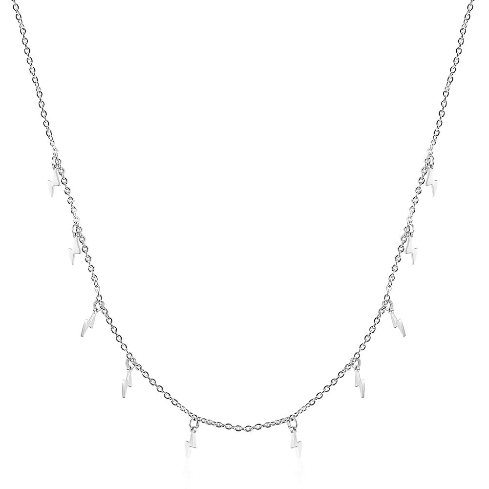 Lightning stainless steel necklace-NSSN699ST