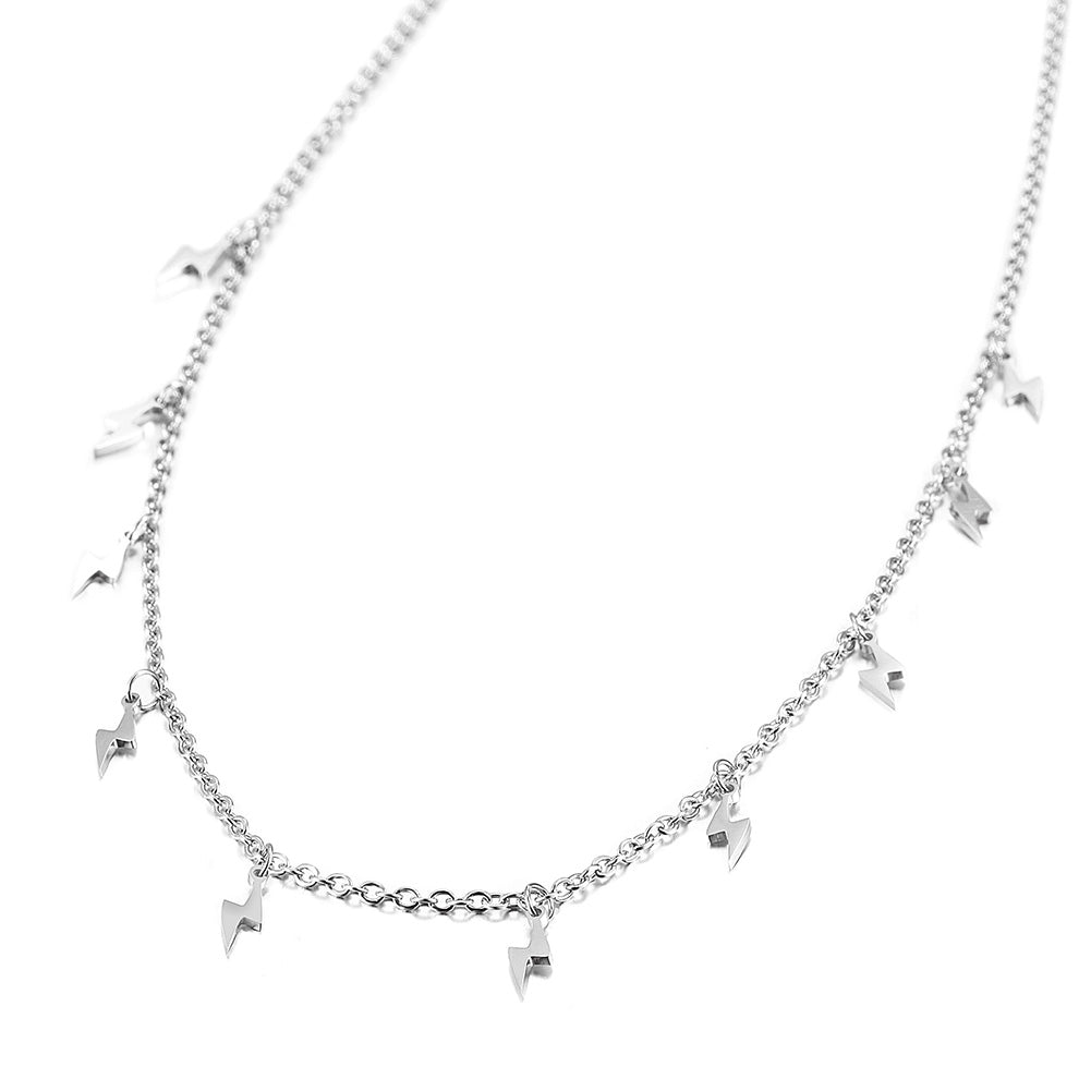 Lightning stainless steel necklace-NSSN699ST