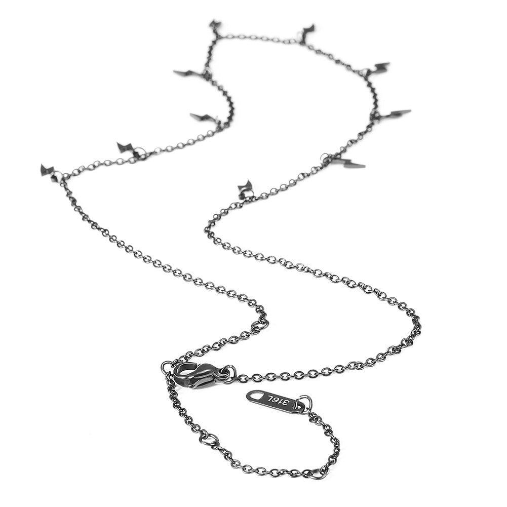 Lightning stainless steel necklace-NSSN699ST