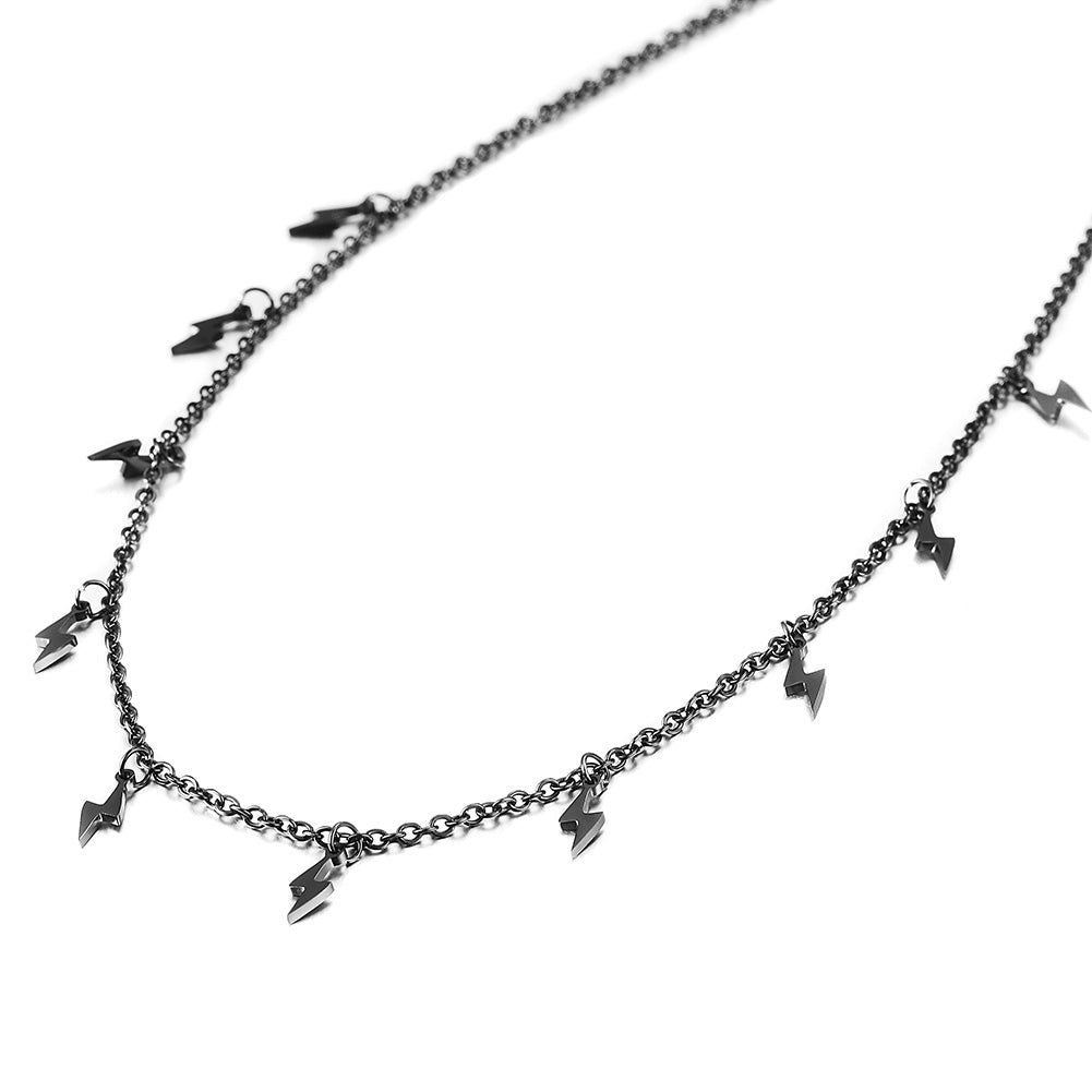 Lightning stainless steel necklace-NSSN699ST