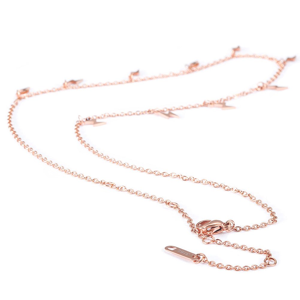 Lightning stainless steel necklace-NSSN699ST