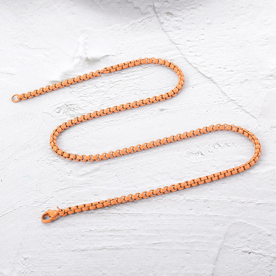 Chain colored necklace-NSSN735ST