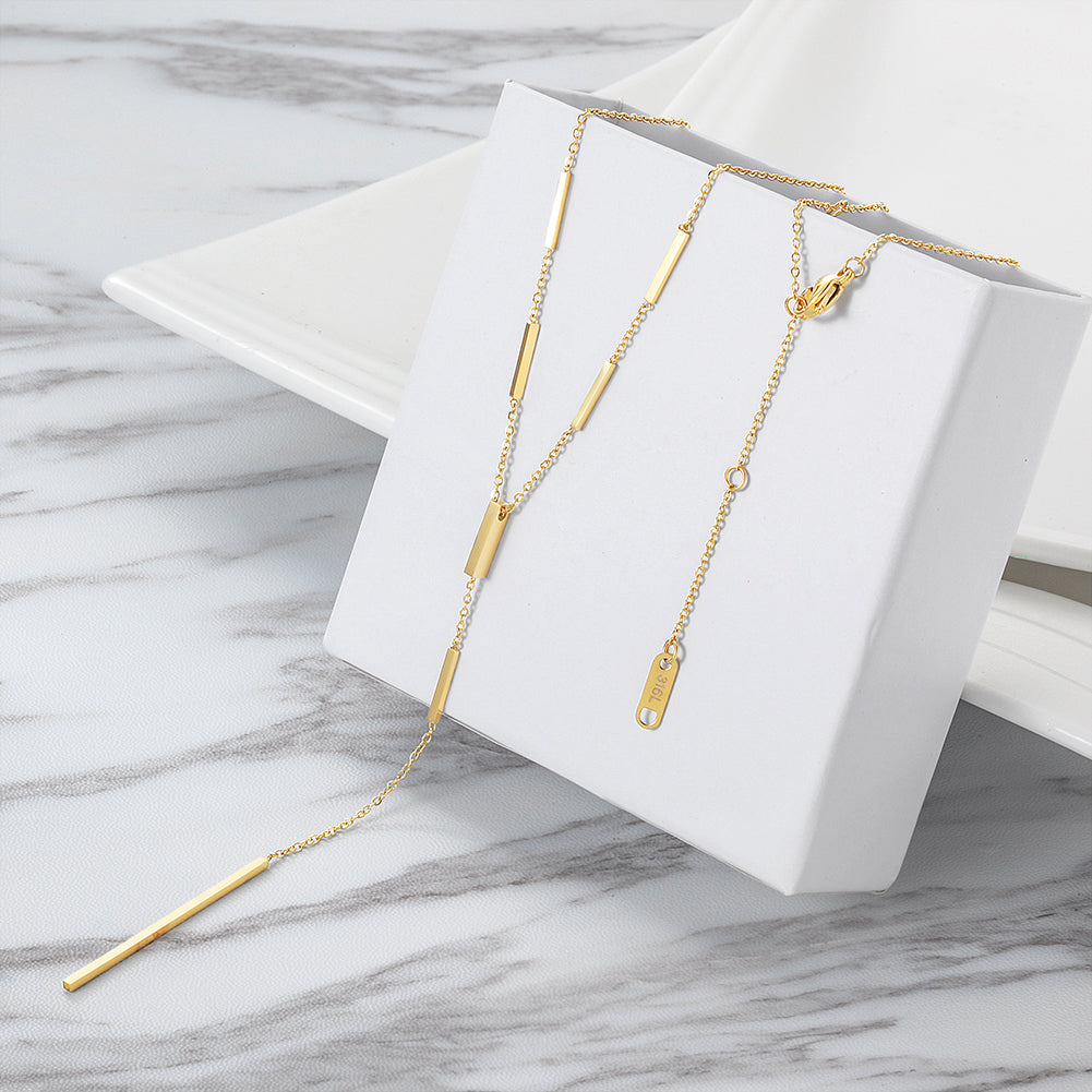 Stainless steel chain necklace-NSSN737ST