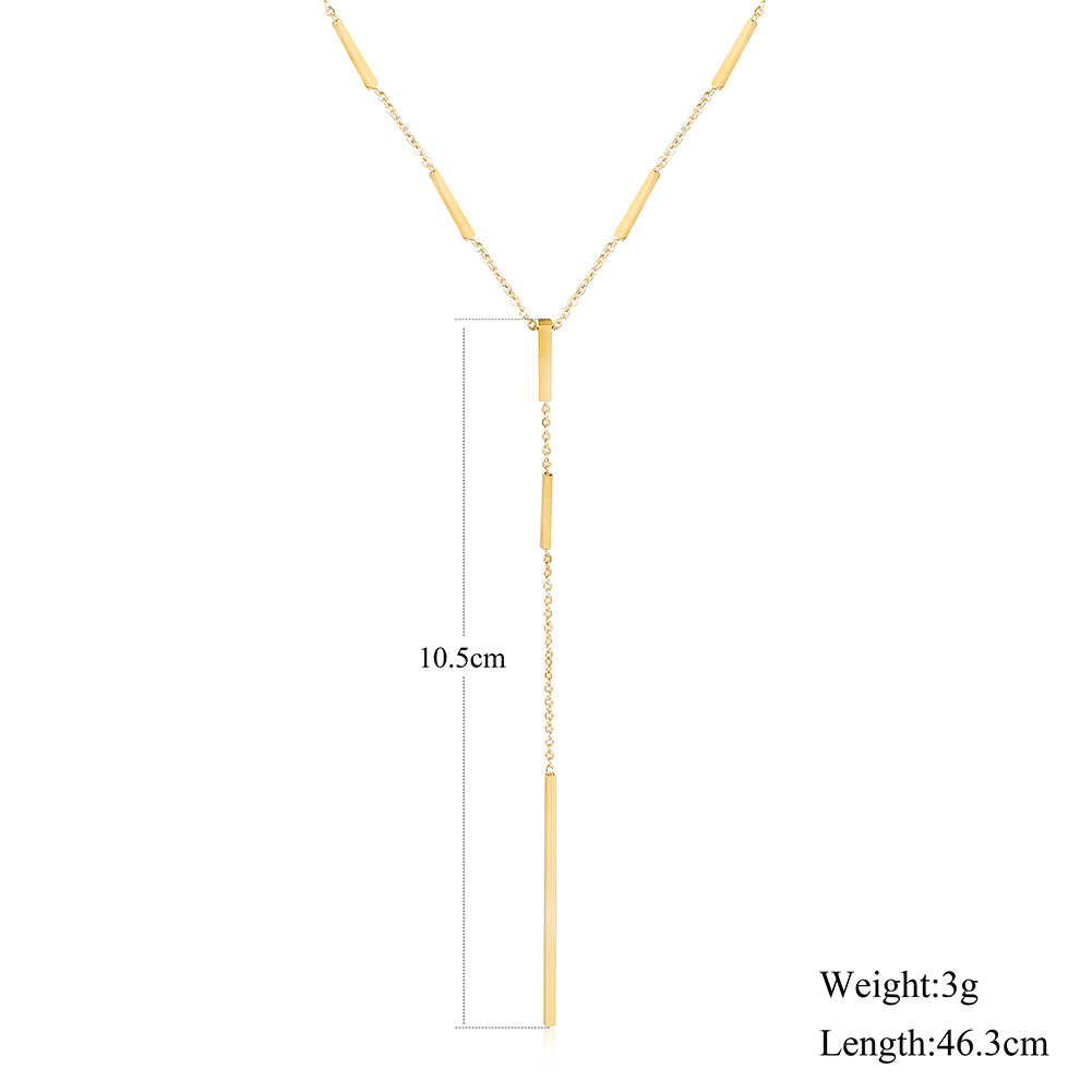 Stainless steel chain necklace-NSSN737ST