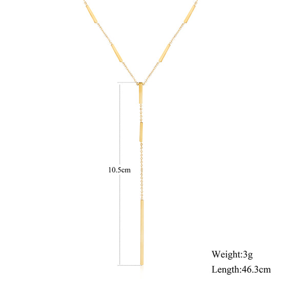 Stainless steel chain necklace-NSSN737ST