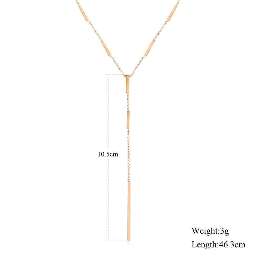 Stainless steel chain necklace-NSSN737ST