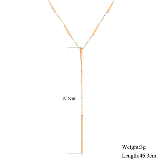 Stainless steel chain necklace-NSSN737ST