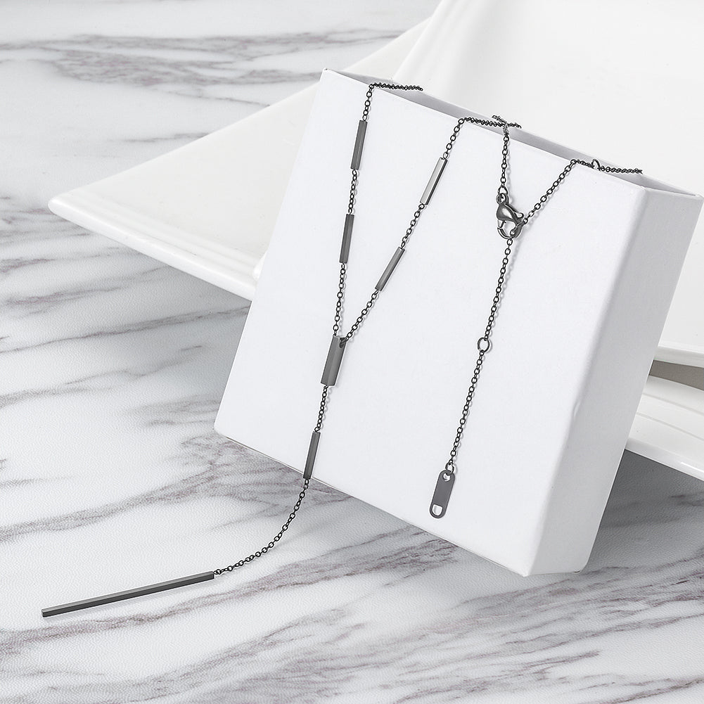 Stainless steel chain necklace-NSSN737ST