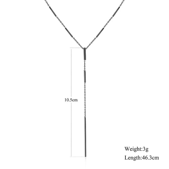 Stainless steel chain necklace-NSSN737ST