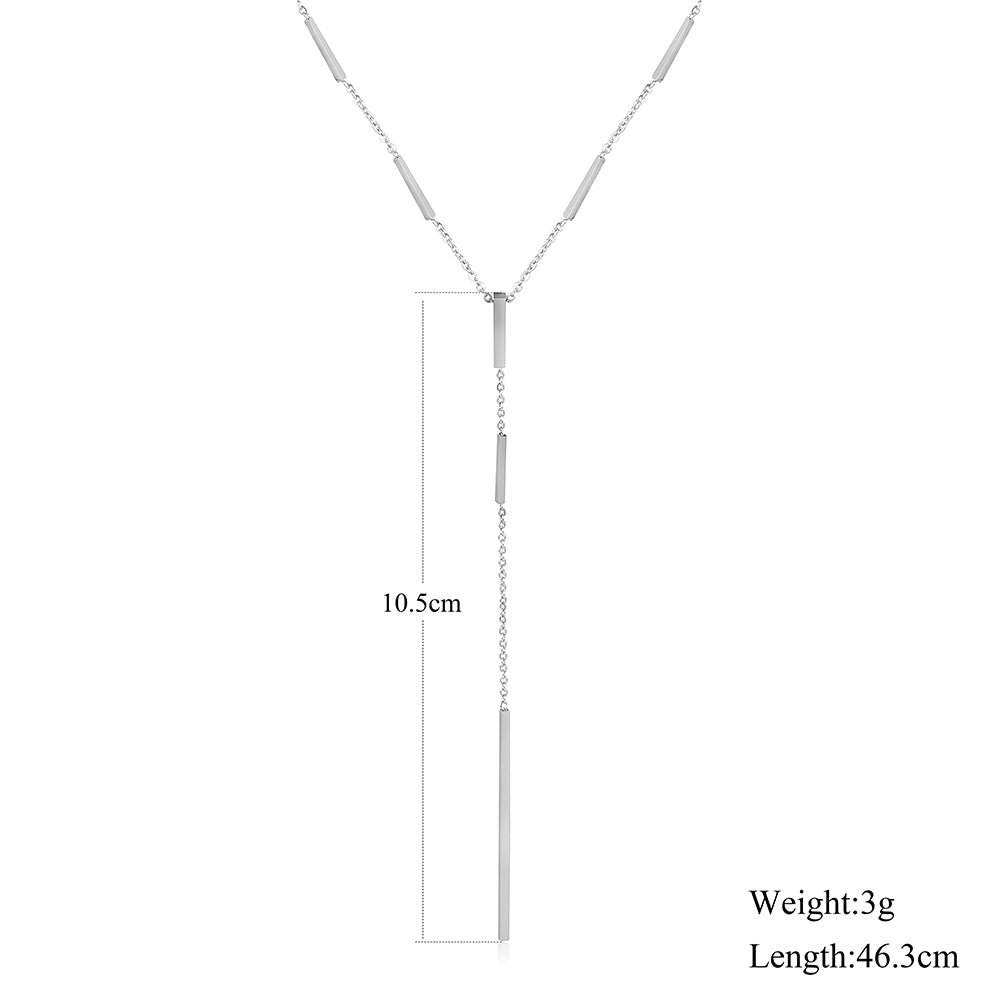 Stainless steel chain necklace-NSSN737ST
