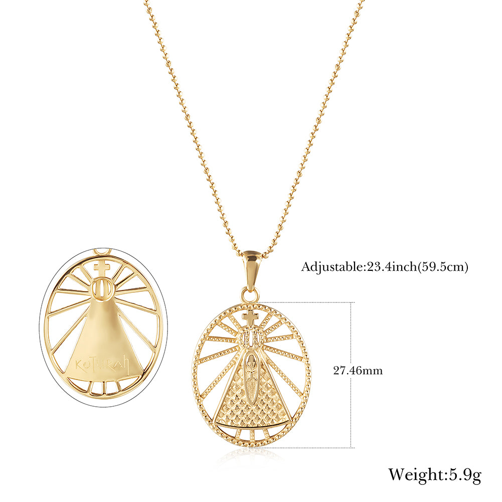 Hollow out creative necklace-NSSN754STGC