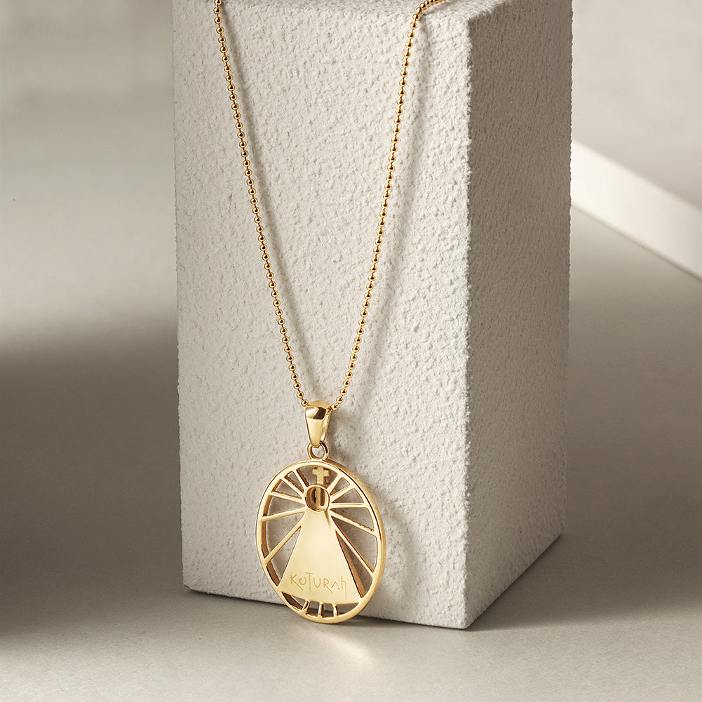 Hollow out creative necklace-NSSN754STGC