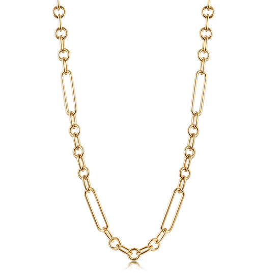 Stainless steel buckle necklace-NSSN769ST