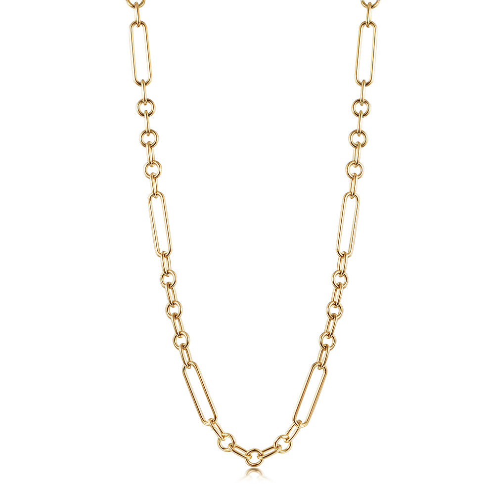 Stainless steel buckle necklace-NSSN769ST