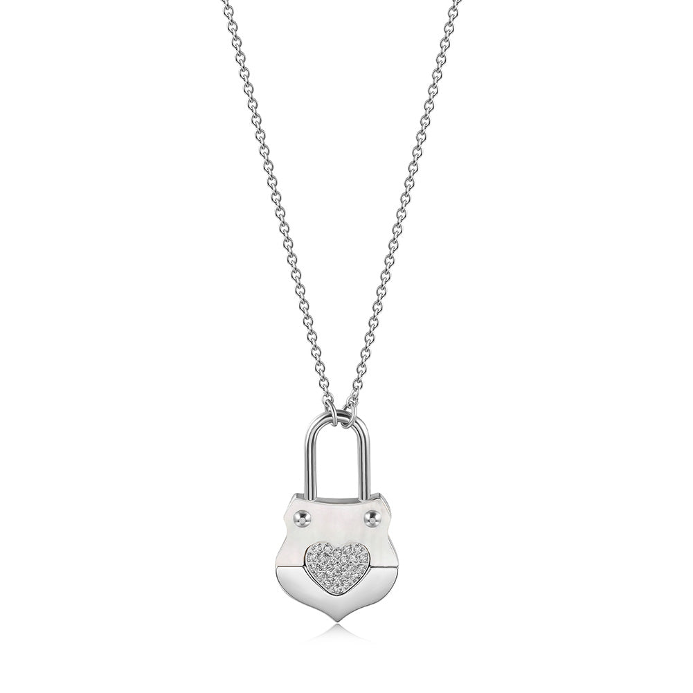 Love handbag necklace-NSSN783ST