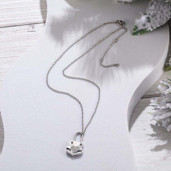 Love handbag necklace-NSSN783ST
