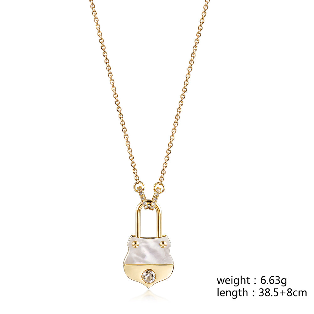 Handbag pendant necklace-NSSN786ST