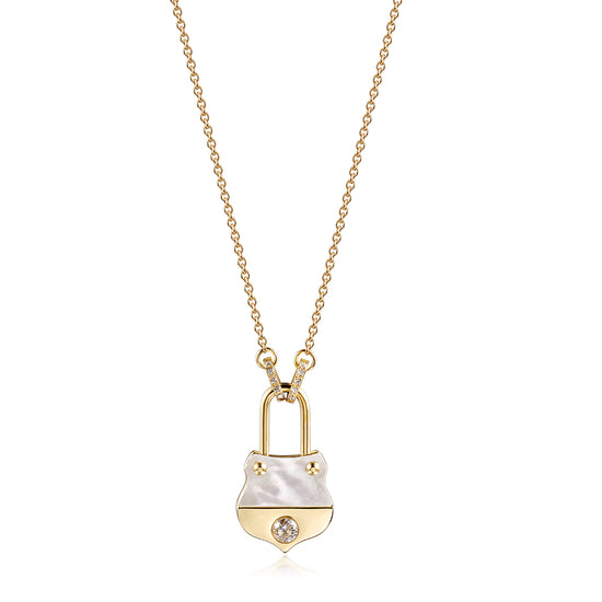 Handbag pendant necklace-NSSN786ST