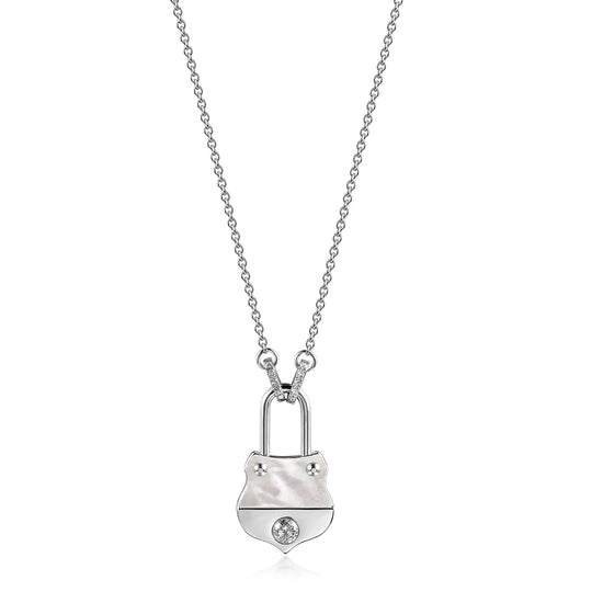 Handbag pendant necklace-NSSN786ST