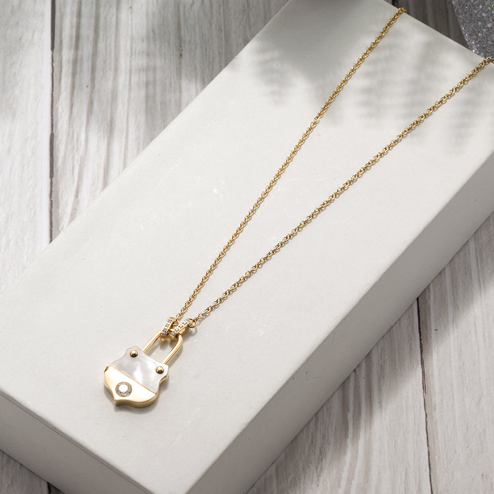 Handbag pendant necklace-NSSN786ST