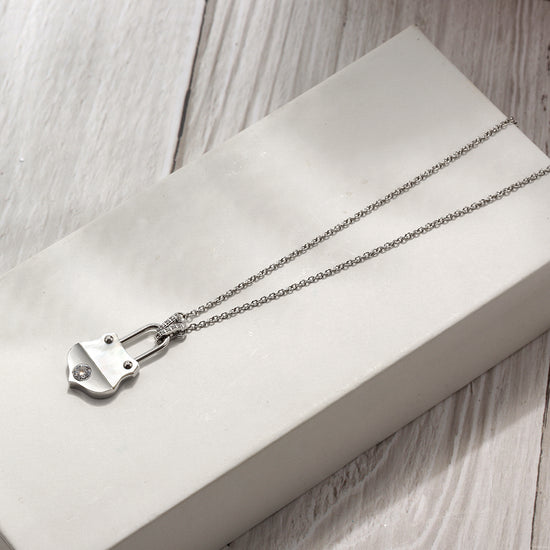 Handbag pendant necklace-NSSN786ST