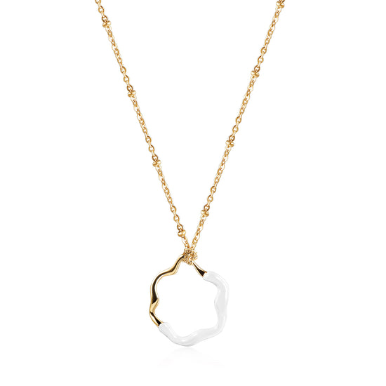 Creative colored pendant necklace-NSSN793ST