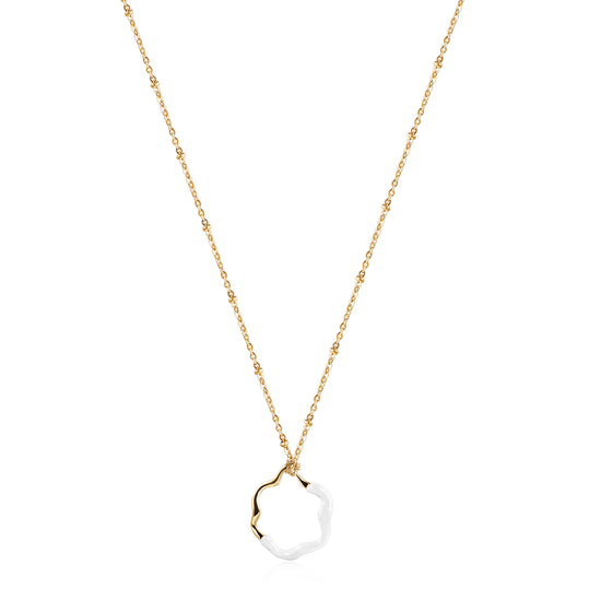Creative colored pendant necklace-NSSN793ST