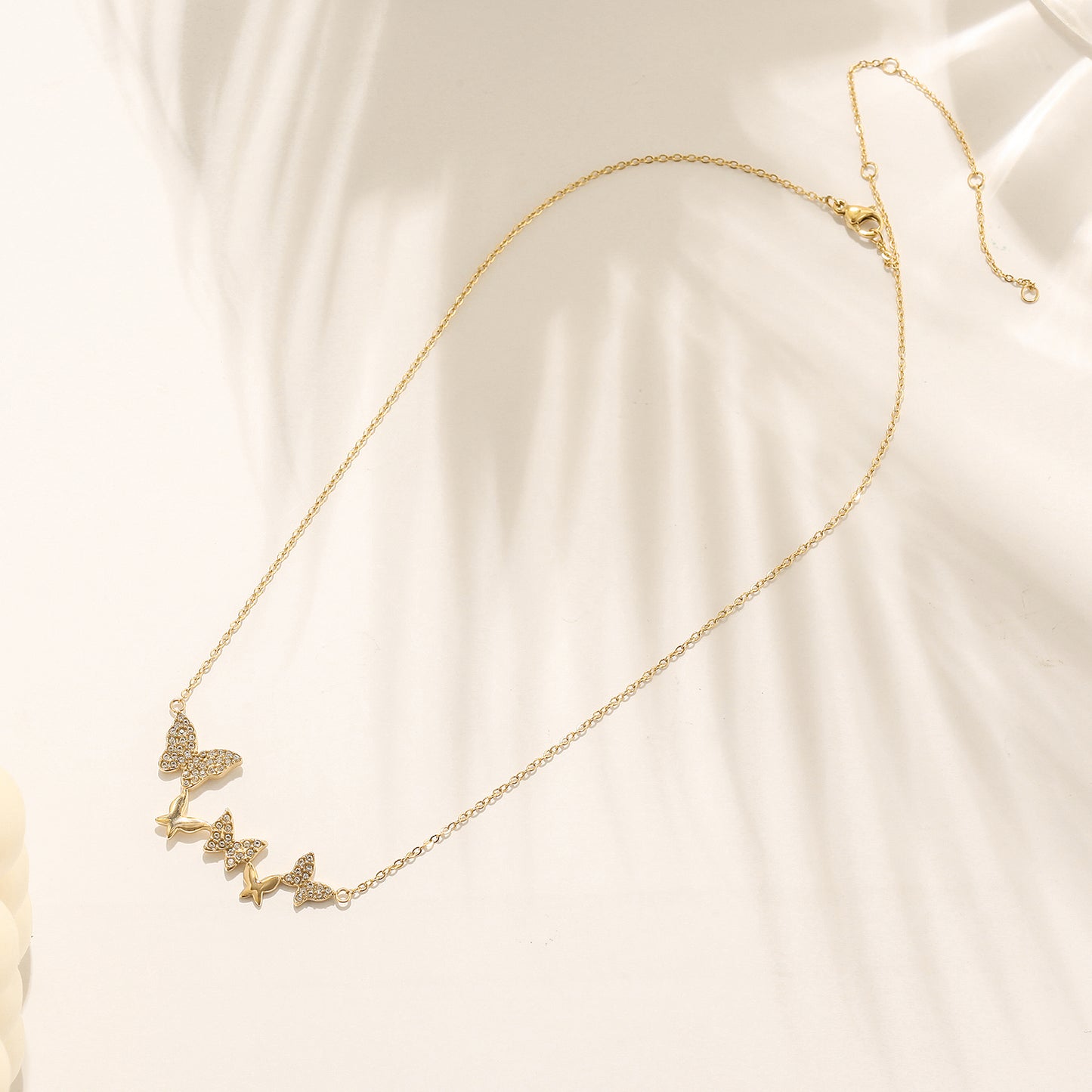 Five butterfly necklaces-NSSN798STGCZD